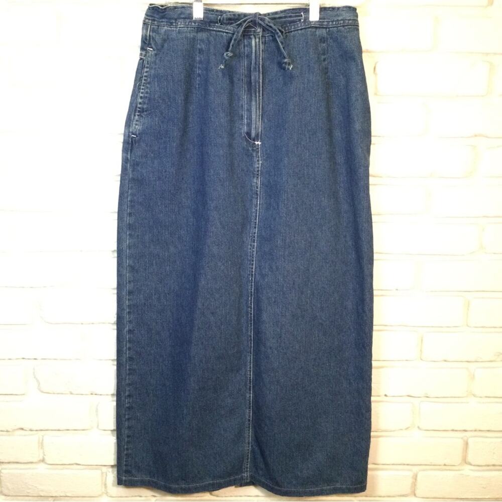 Y2K Willi Smith denim Maxi Skirt 10